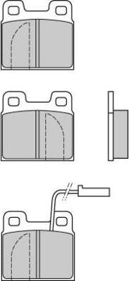 E.T.F. 12-0607 - Kit de plaquettes de frein, frein à disque cwaw.fr