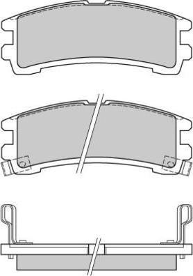 E.T.F. 12-0619 - Kit de plaquettes de frein, frein à disque cwaw.fr