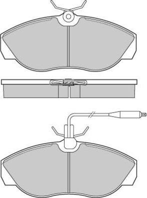 E.T.F. 12-0614 - Kit de plaquettes de frein, frein à disque cwaw.fr