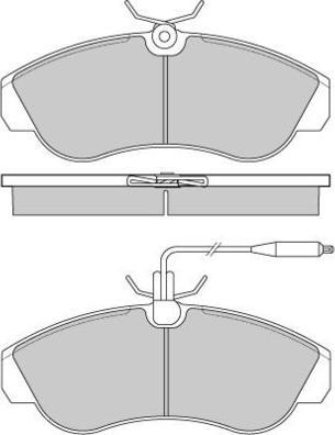 E.T.F. 12-0615 - Kit de plaquettes de frein, frein à disque cwaw.fr