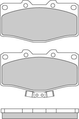 E.T.F. 12-0618 - Kit de plaquettes de frein, frein à disque cwaw.fr