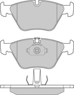 E.T.F. 12-0685 - Kit de plaquettes de frein, frein à disque cwaw.fr