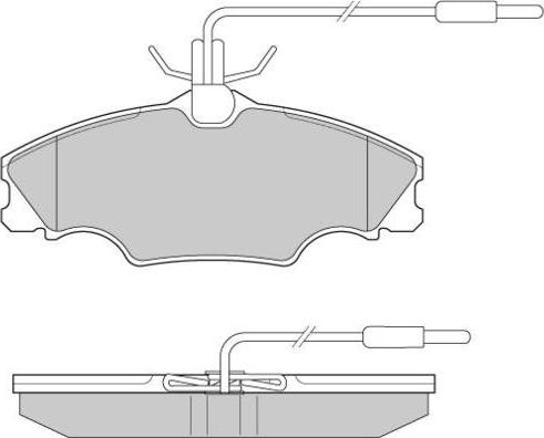 E.T.F. 12-0686 - Kit de plaquettes de frein, frein à disque cwaw.fr