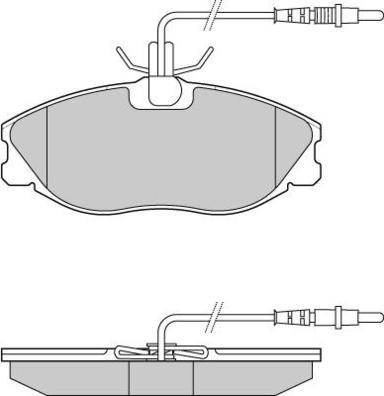 E.T.F. 12-0683 - Kit de plaquettes de frein, frein à disque cwaw.fr