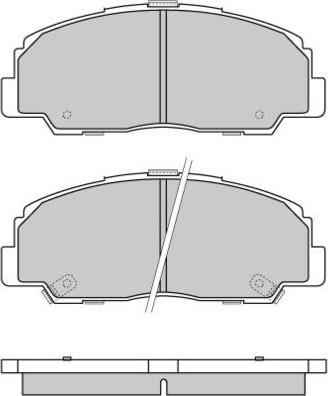 E.T.F. 12-0639 - Kit de plaquettes de frein, frein à disque cwaw.fr