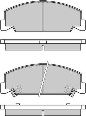 E.T.F. 12-0634 - Kit de plaquettes de frein, frein à disque cwaw.fr