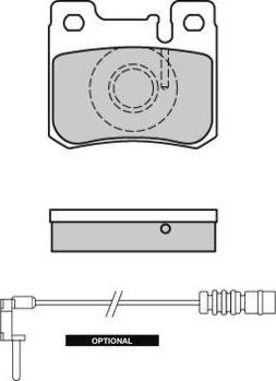 E.T.F. 12-0631 - Kit de plaquettes de frein, frein à disque cwaw.fr