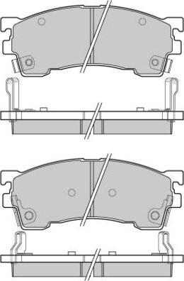 E.T.F. 12-0622 - Kit de plaquettes de frein, frein à disque cwaw.fr