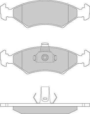 E.T.F. 12-0675 - Kit de plaquettes de frein, frein à disque cwaw.fr