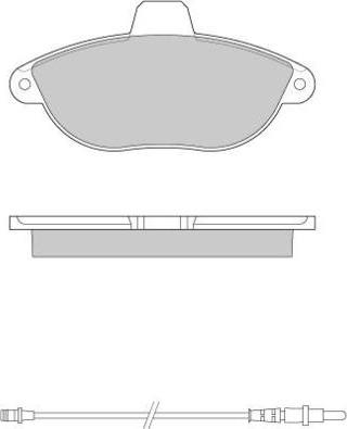 E.T.F. 12-0678 - Kit de plaquettes de frein, frein à disque cwaw.fr