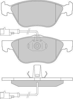 E.T.F. 12-0673 - Kit de plaquettes de frein, frein à disque cwaw.fr