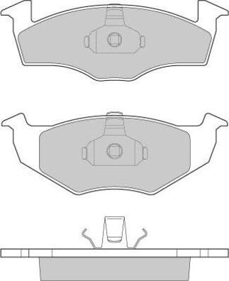 E.T.F. 12-0672 - Kit de plaquettes de frein, frein à disque cwaw.fr