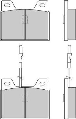 E.T.F. 12-0066 - Kit de plaquettes de frein, frein à disque cwaw.fr