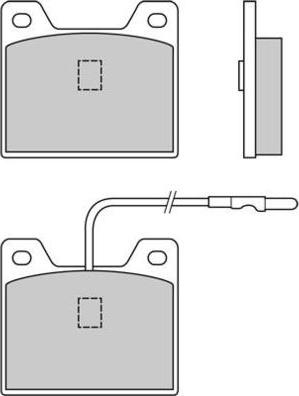 E.T.F. 12-0015 - Kit de plaquettes de frein, frein à disque cwaw.fr