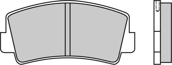 E.T.F. 12-0075 - Kit de plaquettes de frein, frein à disque cwaw.fr