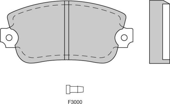 E.T.F. 12-0073 - Kit de plaquettes de frein, frein à disque cwaw.fr