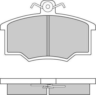 E.T.F. 12-0143 - Kit de plaquettes de frein, frein à disque cwaw.fr