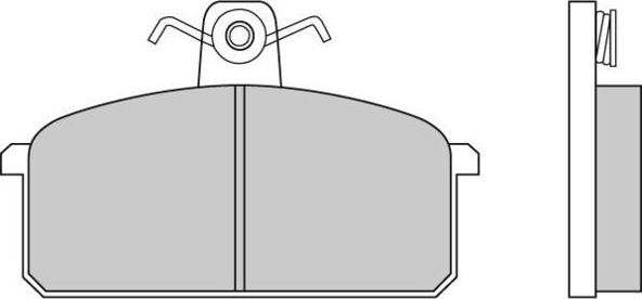 E.T.F. 12-0151 - Kit de plaquettes de frein, frein à disque cwaw.fr