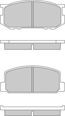 E.T.F. 12-0165 - Kit de plaquettes de frein, frein à disque cwaw.fr