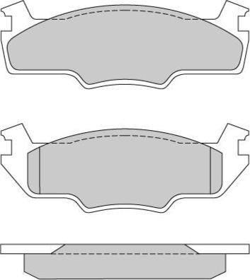 E.T.F. 12-0166 - Kit de plaquettes de frein, frein à disque cwaw.fr