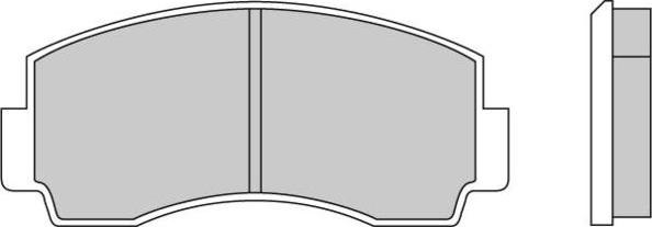 E.T.F. 12-0168 - Kit de plaquettes de frein, frein à disque cwaw.fr