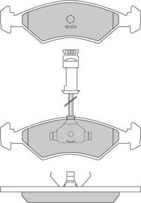 E.T.F. 12-0163 - Kit de plaquettes de frein, frein à disque cwaw.fr