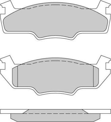 BENDIX 571316 - Kit de plaquettes de frein, frein à disque cwaw.fr