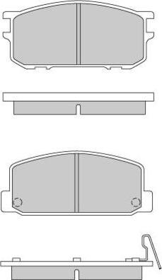 E.T.F. 12-0167 - Kit de plaquettes de frein, frein à disque cwaw.fr