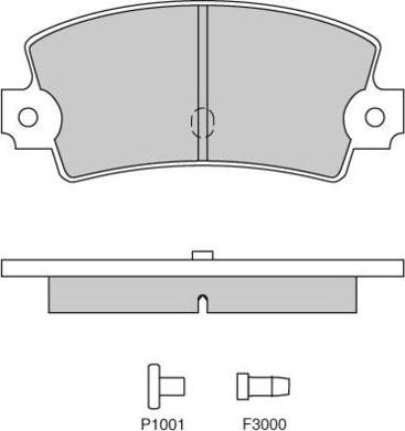 E.T.F. 12-0114 - Kit de plaquettes de frein, frein à disque cwaw.fr