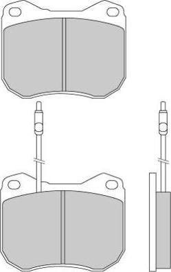 E.T.F. 12-0118 - Kit de plaquettes de frein, frein à disque cwaw.fr