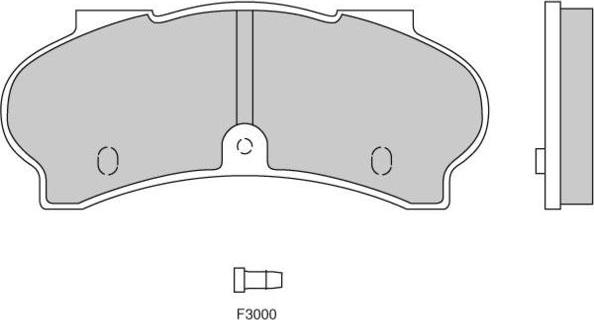 E.T.F. 12-0134 - Kit de plaquettes de frein, frein à disque cwaw.fr