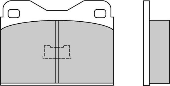 E.T.F. 12-0136 - Kit de plaquettes de frein, frein à disque cwaw.fr