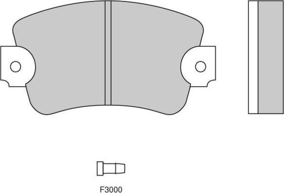 E.T.F. 12-0132 - Kit de plaquettes de frein, frein à disque cwaw.fr