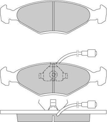 E.T.F. 12-0177 - Kit de plaquettes de frein, frein à disque cwaw.fr