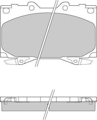 E.T.F. 12-0898 - Kit de plaquettes de frein, frein à disque cwaw.fr