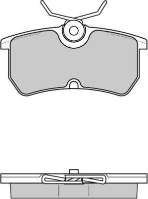 E.T.F. 12-0844 - Kit de plaquettes de frein, frein à disque cwaw.fr