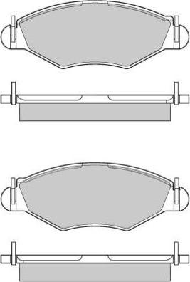 E.T.F. 12-0847 - Kit de plaquettes de frein, frein à disque cwaw.fr