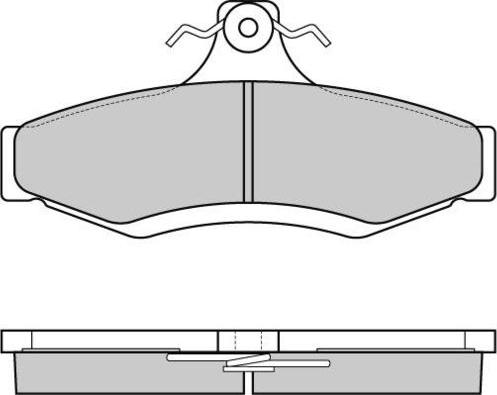 E.T.F. 12-0851 - Kit de plaquettes de frein, frein à disque cwaw.fr