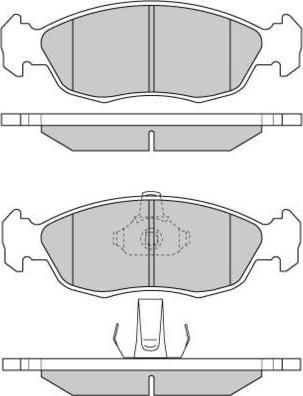 E.T.F. 12-0853 - Kit de plaquettes de frein, frein à disque cwaw.fr