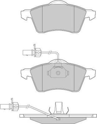 E.T.F. 12-0868 - Kit de plaquettes de frein, frein à disque cwaw.fr