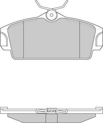 E.T.F. 12-0862 - Kit de plaquettes de frein, frein à disque cwaw.fr