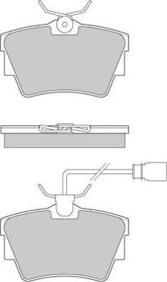 E.T.F. 12-0867 - Kit de plaquettes de frein, frein à disque cwaw.fr