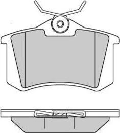 E.T.F. 12-0806 - Kit de plaquettes de frein, frein à disque cwaw.fr