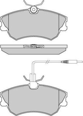 E.T.F. 12-0801 - Kit de plaquettes de frein, frein à disque cwaw.fr