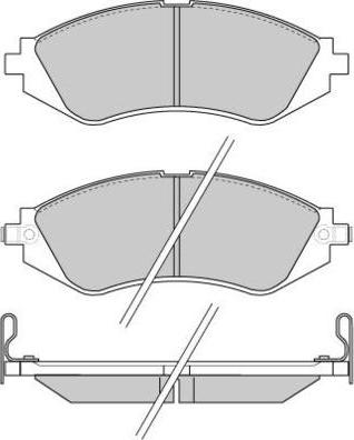 E.T.F. 12-0803 - Kit de plaquettes de frein, frein à disque cwaw.fr