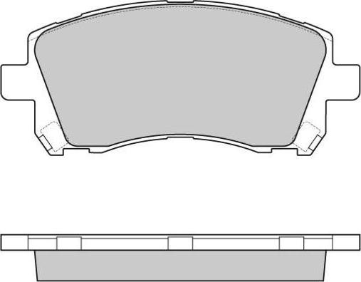 E.T.F. 12-0819 - Kit de plaquettes de frein, frein à disque cwaw.fr