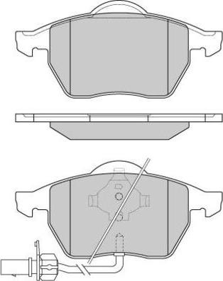 E.T.F. 12-0816 - Kit de plaquettes de frein, frein à disque cwaw.fr