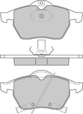 E.T.F. 12-0813 - Kit de plaquettes de frein, frein à disque cwaw.fr