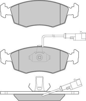 E.T.F. 12-0817 - Kit de plaquettes de frein, frein à disque cwaw.fr