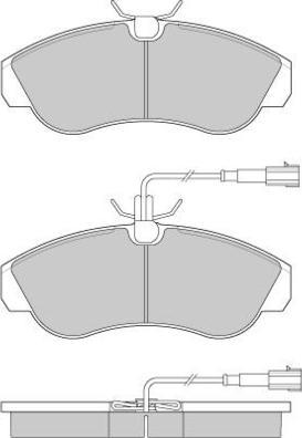 E.T.F. 12-0889 - Kit de plaquettes de frein, frein à disque cwaw.fr